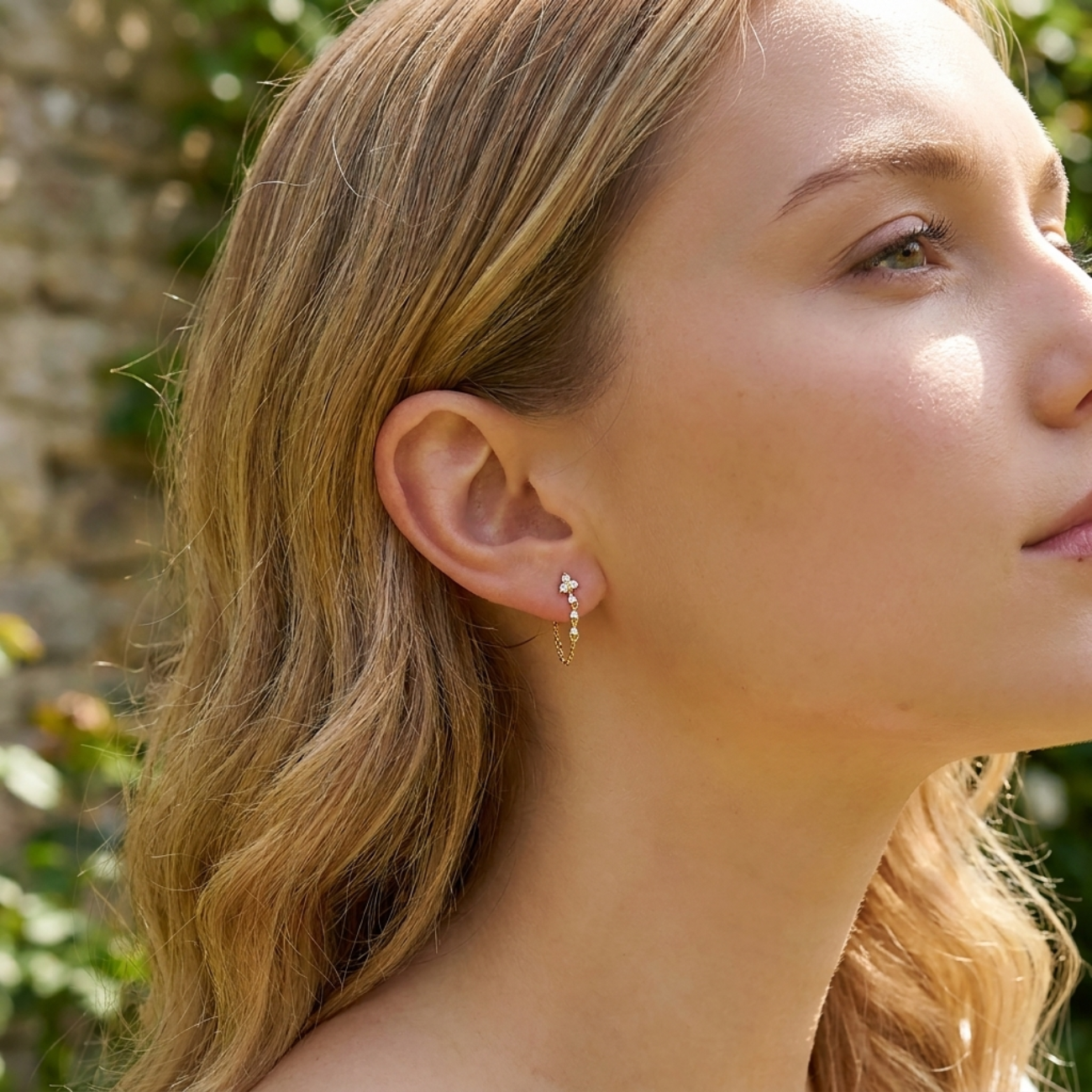 Nyla Diamond Stud Earrings