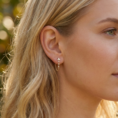 Nyla Diamond Stud Earrings