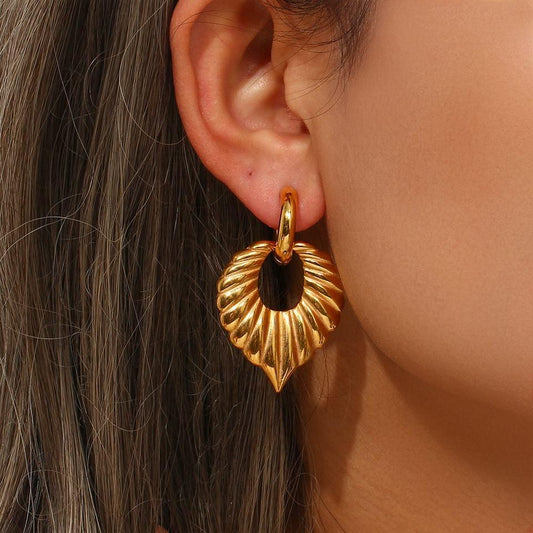 Christine Leaf Earrings