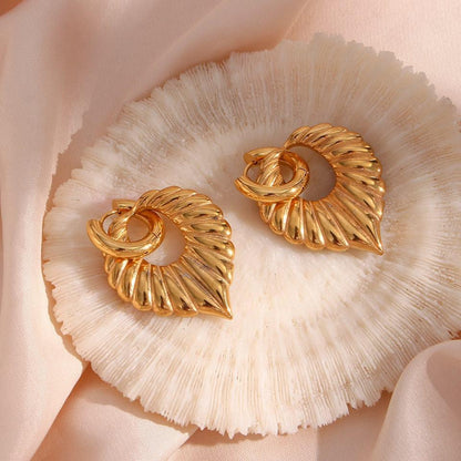 Christine Leaf Earrings