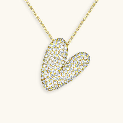 Personalized 18k Gold Initial Necklace with Diamond Simulant – Customizable Hypoallergenic Jewelry for Women 21