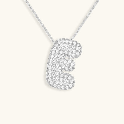 Personalized 18k Gold Initial Necklace with Diamond Simulant – Customizable Hypoallergenic Jewelry for Women 23