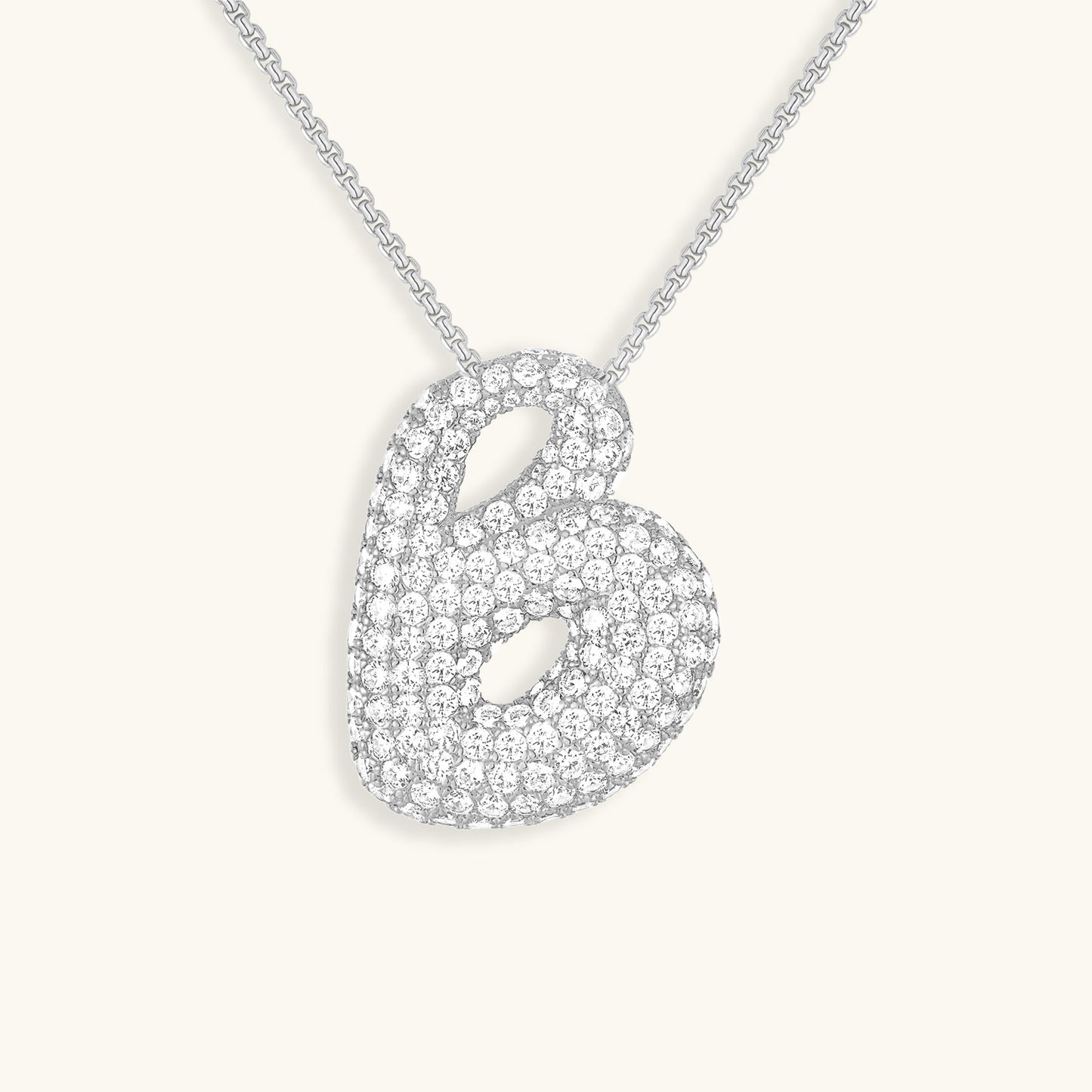 Personalized 18k Gold Initial Necklace with Diamond Simulant – Customizable Hypoallergenic Jewelry for Women 25