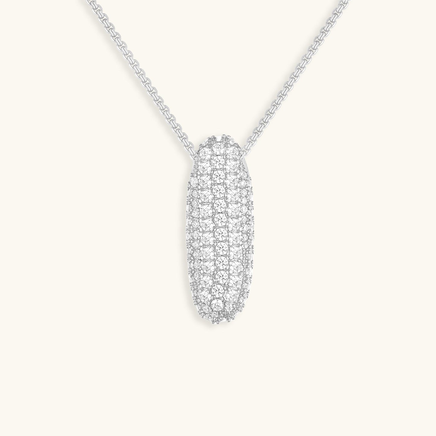 Personalized 18k Gold Initial Necklace with Diamond Simulant – Customizable Hypoallergenic Jewelry for Women 26