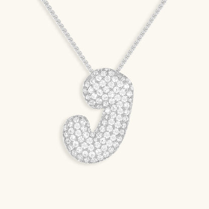 Personalized 18k Gold Initial Necklace with Diamond Simulant – Customizable Hypoallergenic Jewelry for Women 28