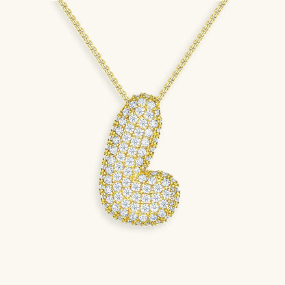 Personalized 18k Gold Initial Necklace with Diamond Simulant – Customizable Hypoallergenic Jewelry for Women 32