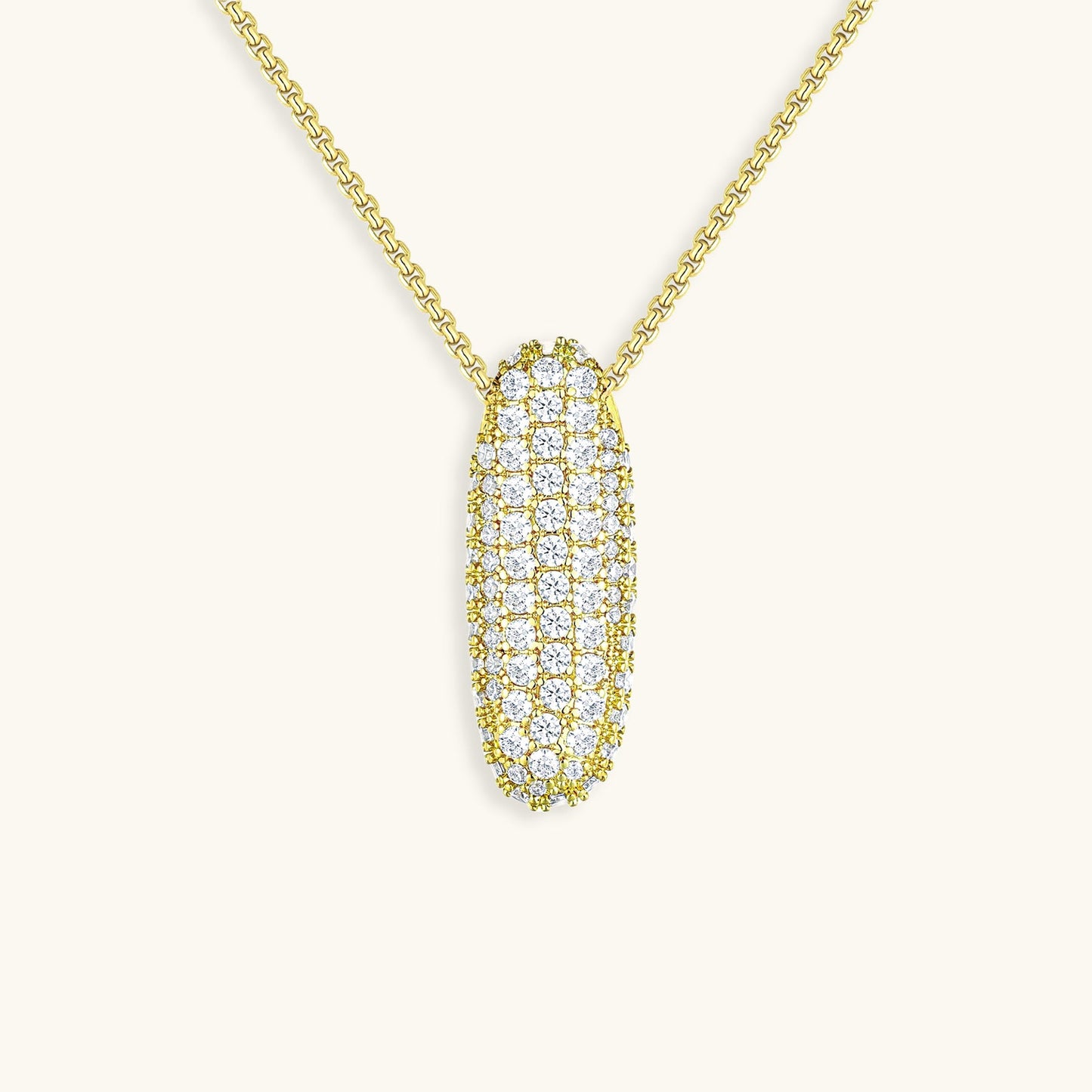 Personalized 18k Gold Initial Necklace with Diamond Simulant – Customizable Hypoallergenic Jewelry for Women 43