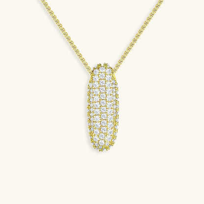 Personalized 18k Gold Initial Necklace with Diamond Simulant – Customizable Hypoallergenic Jewelry for Women 43