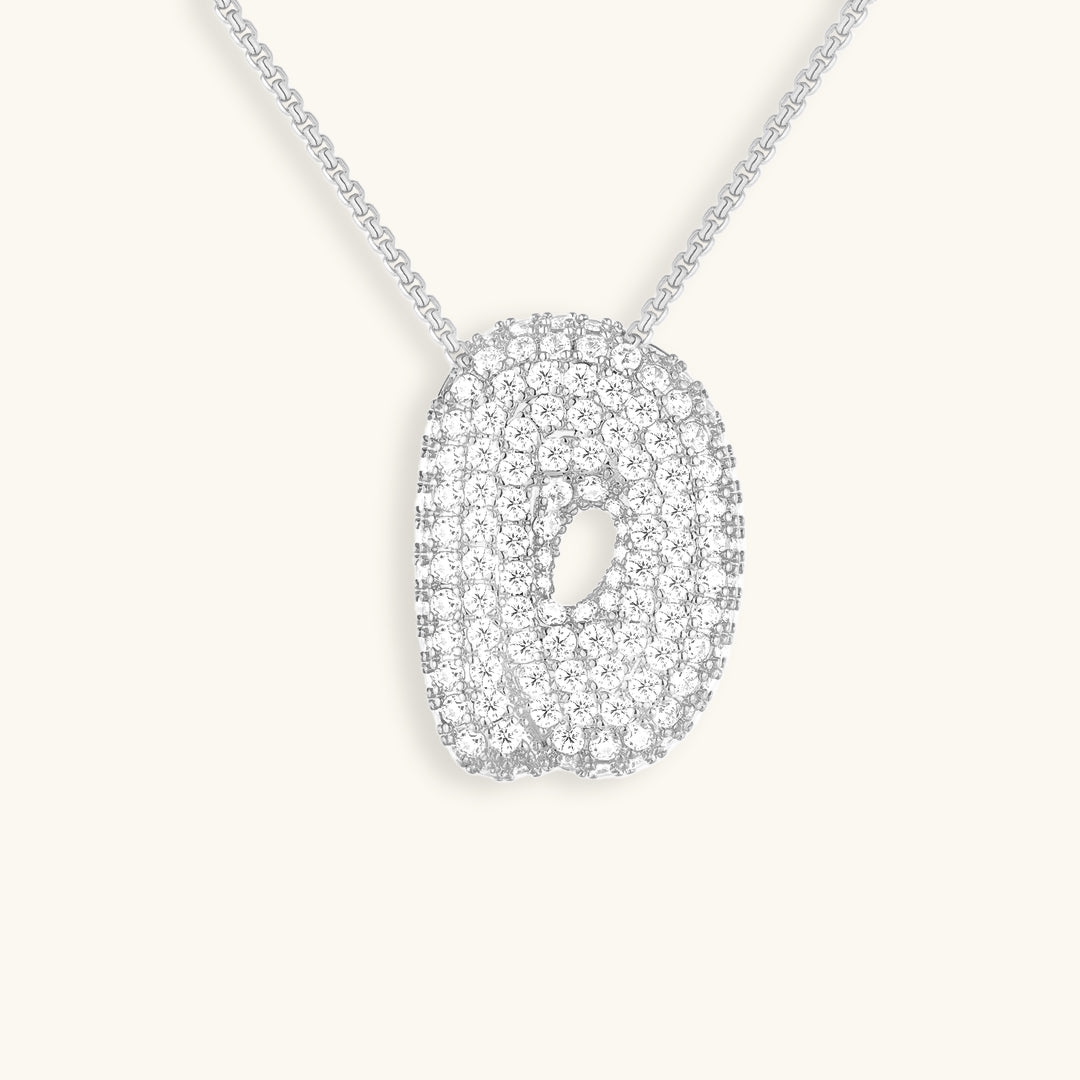Personalized 18k Gold Initial Necklace with Diamond Simulant – Customizable Hypoallergenic Jewelry for Women 47