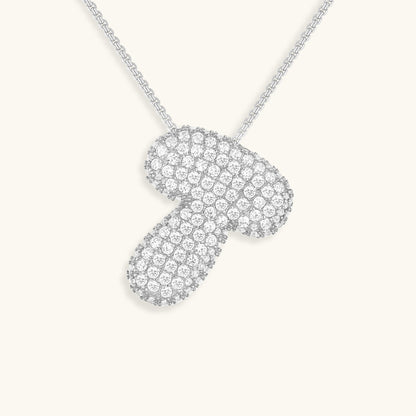 Personalized 18k Gold Initial Necklace with Diamond Simulant – Customizable Hypoallergenic Jewelry for Women 55