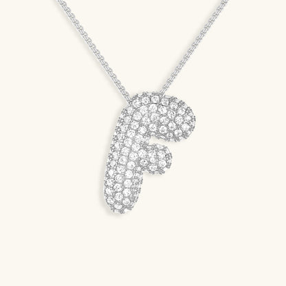 Personalized 18k Gold Initial Necklace with Diamond Simulant – Customizable Hypoallergenic Jewelry for Women 57