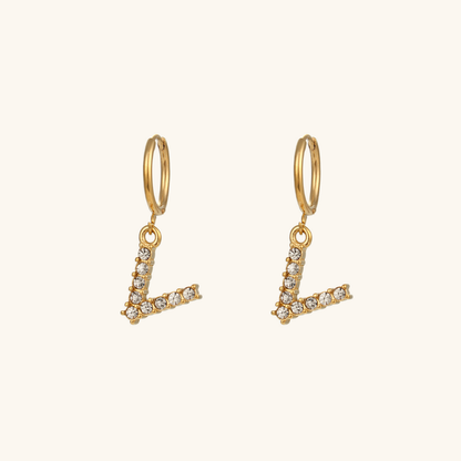 Emily Initial Letter Earrings