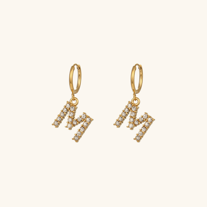 Emily Initial Letter Earrings