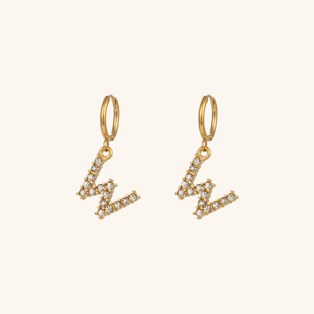Emily Initial Letter Earrings