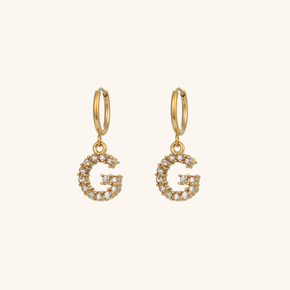 Emily Initial Letter Earrings
