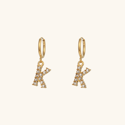 Emily Initial Letter Earrings
