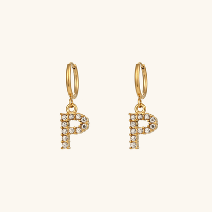 Emily Initial Letter Earrings