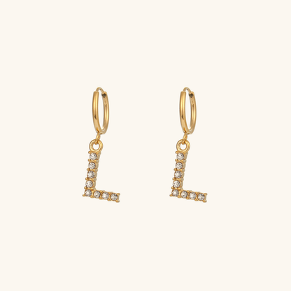Emily Initial Letter Earrings