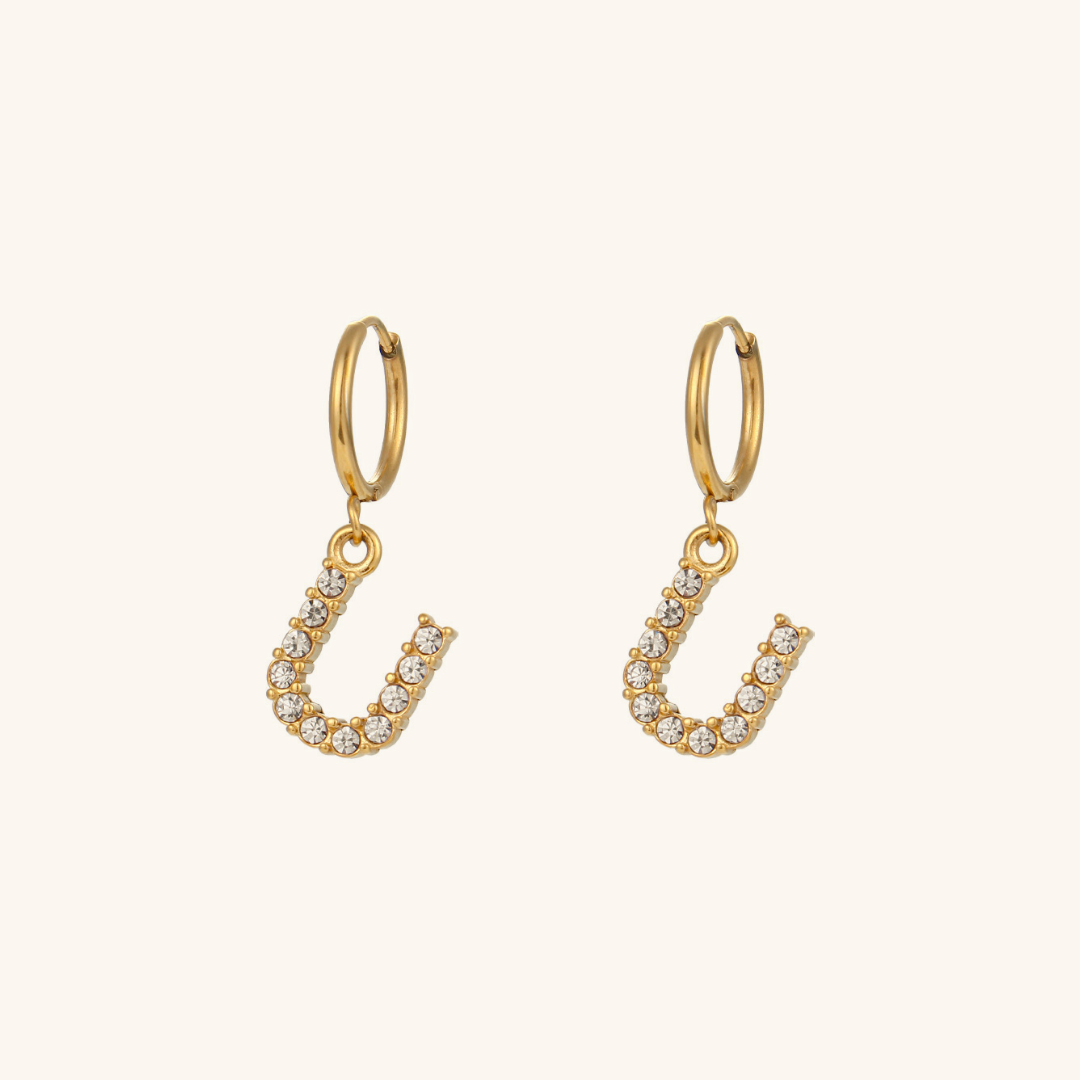 Emily Initial Letter Earrings
