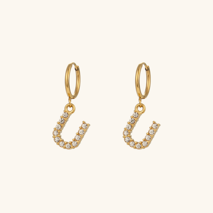 Emily Initial Letter Earrings