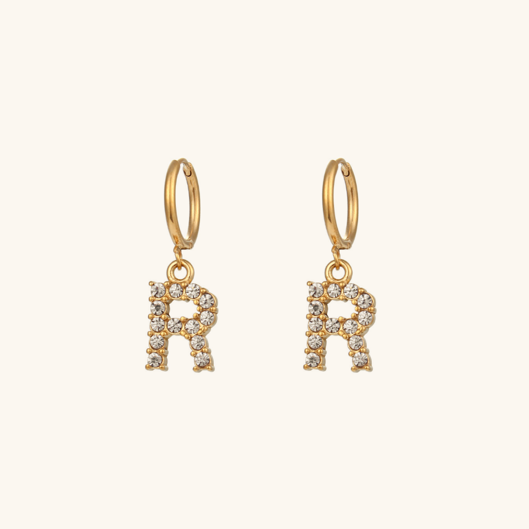 Emily Initial Letter Earrings