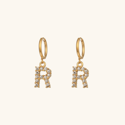 Emily Initial Letter Earrings