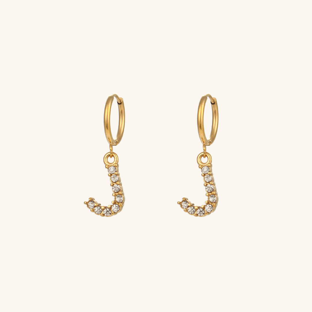 Emily Initial Letter Earrings