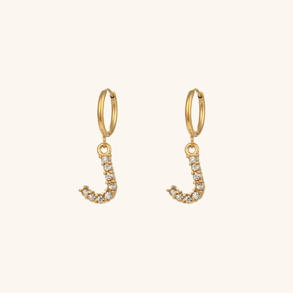 Emily Initial Letter Earrings