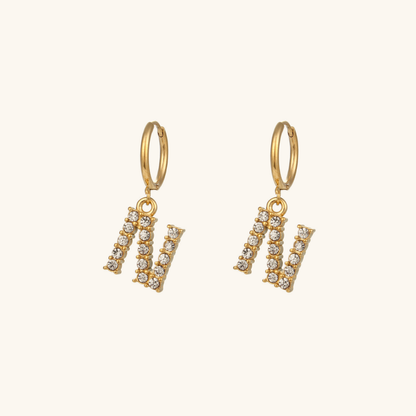 Emily Initial Letter Earrings