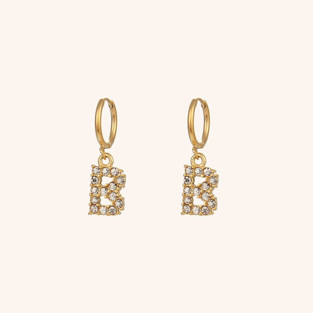 Emily Initial Letter Earrings