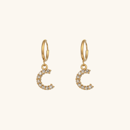 Emily Initial Letter Earrings