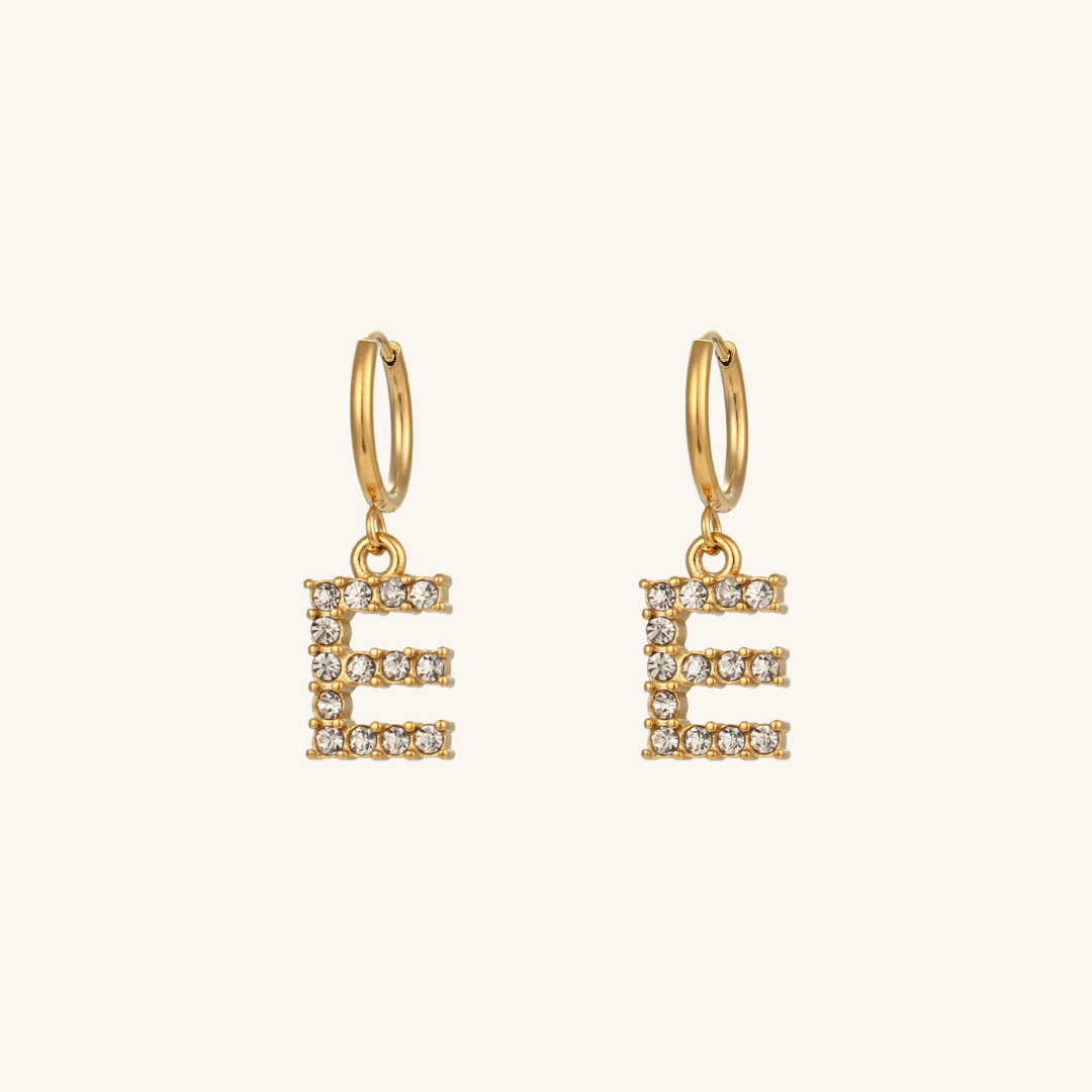 Emily Initial Letter Earrings