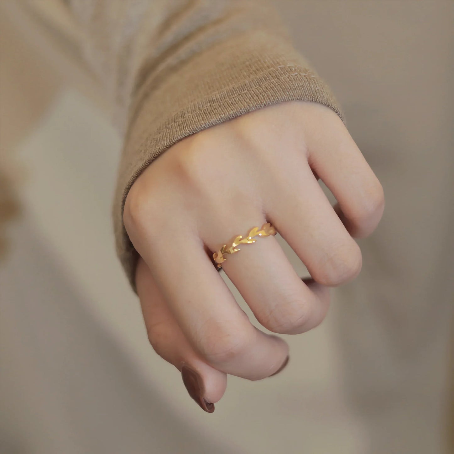 Julianna Golden Vine Ring