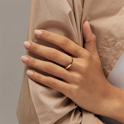 Ember Geometric Gold Ring