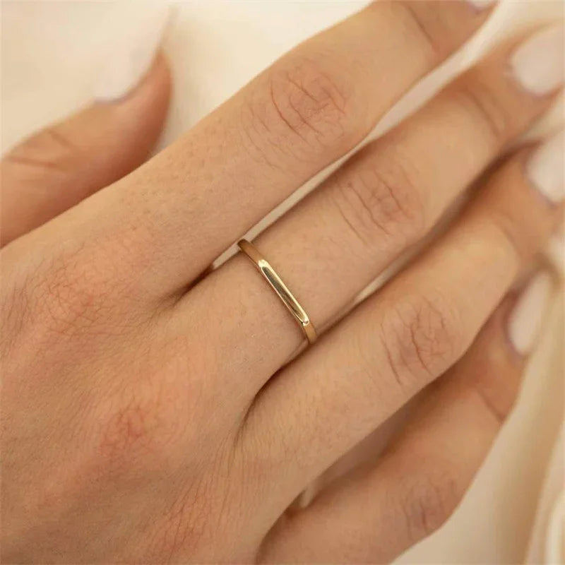 Ember Geometric Gold Ring