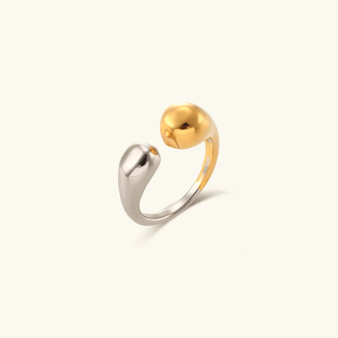 Addy Two Tone Gold Ring