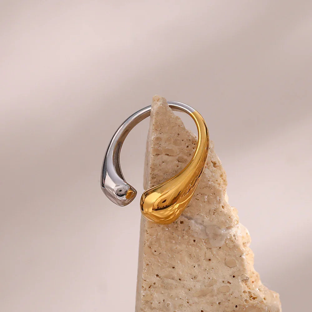 Addy Two Tone Gold Ring