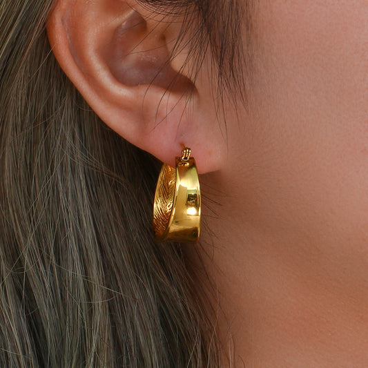 Naya Gold Hoop Earrings