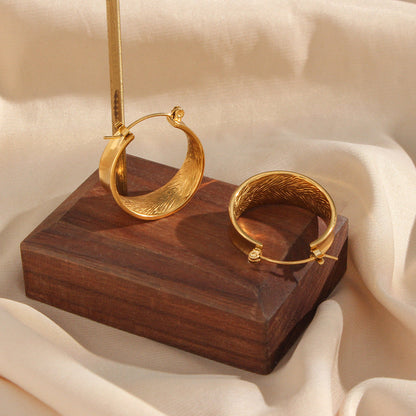 Naya Gold Hoop Earrings