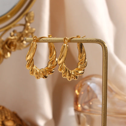 Isla Twist Hoop Earrings