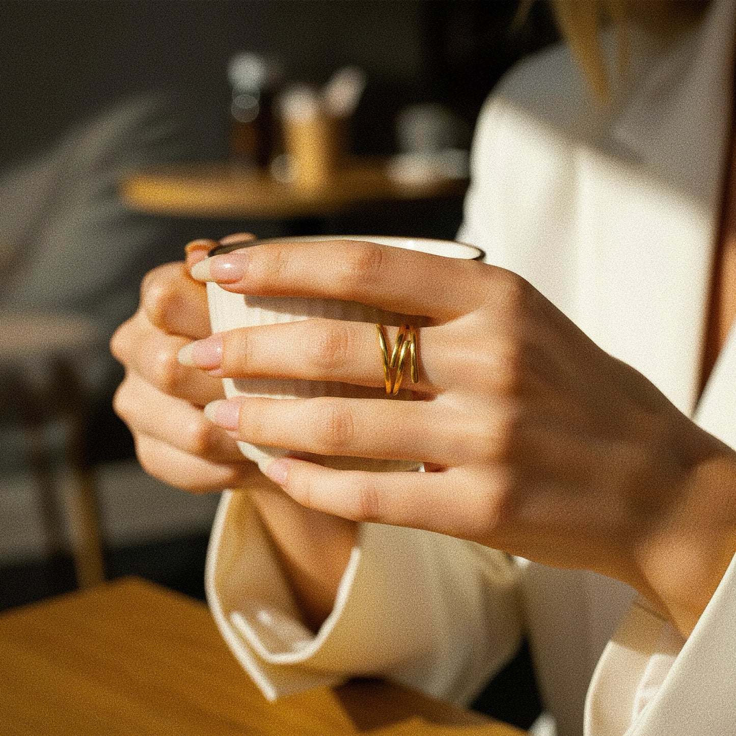 Laurel Gold Ring