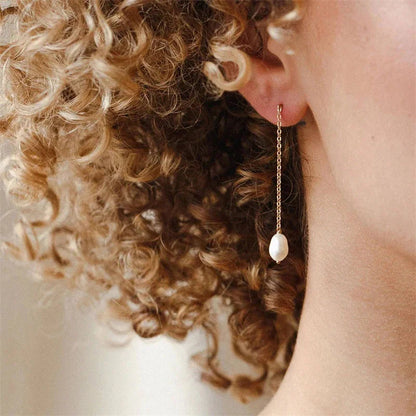 Amanda Pearl Tassel Earrings
