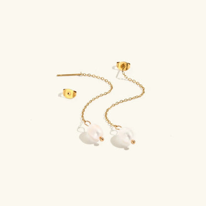 Amanda Pearl Tassel Earrings