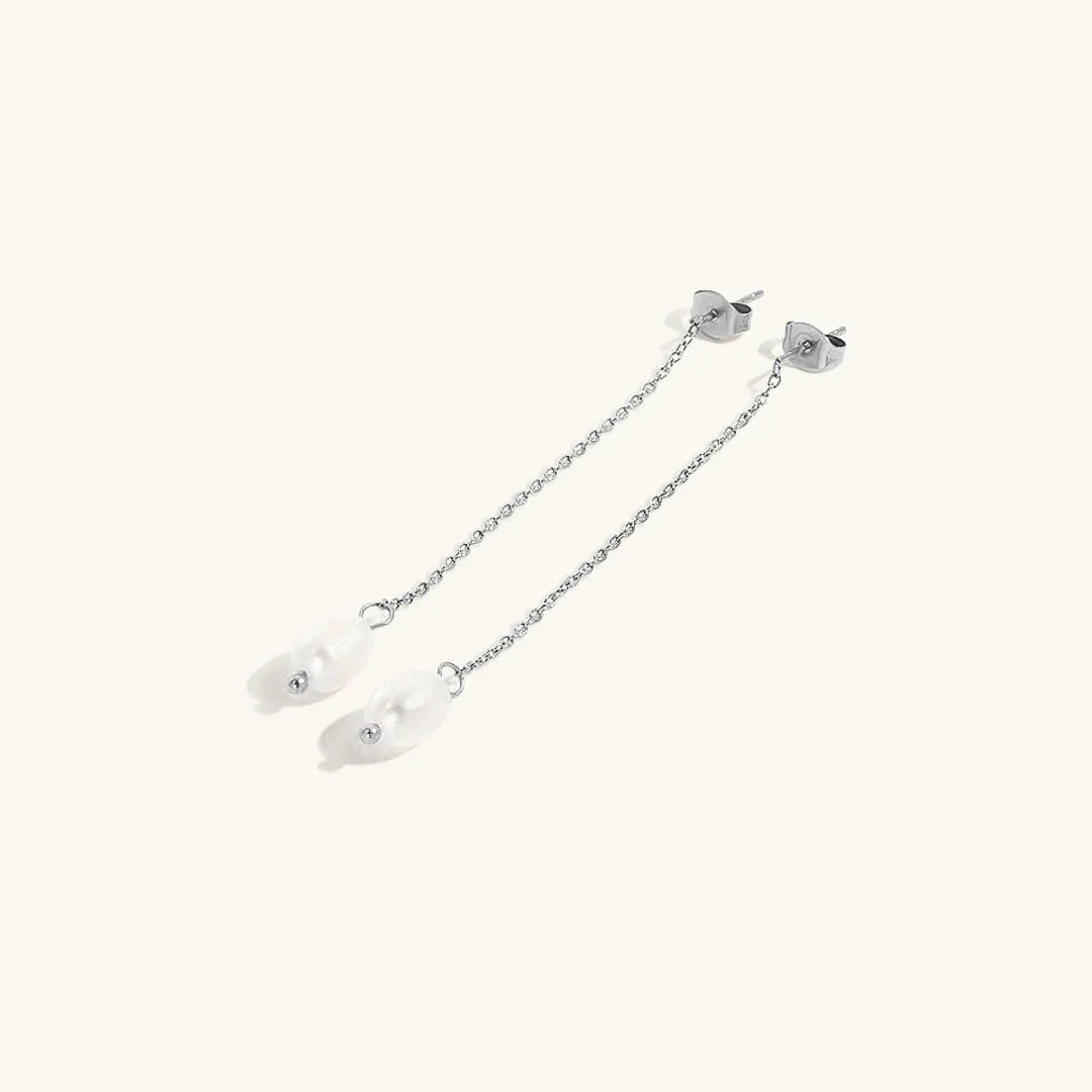 Amanda Pearl Tassel Earrings
