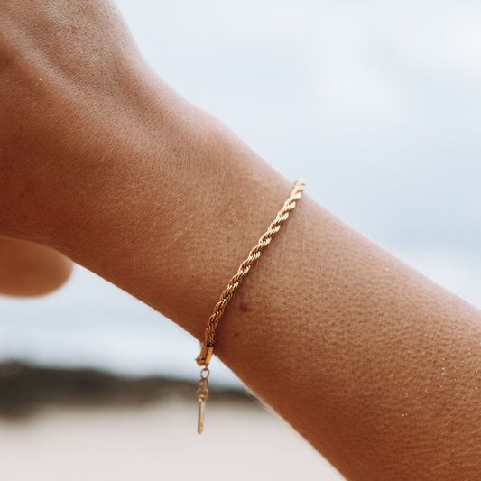 Mia Gold Rope Bracelet