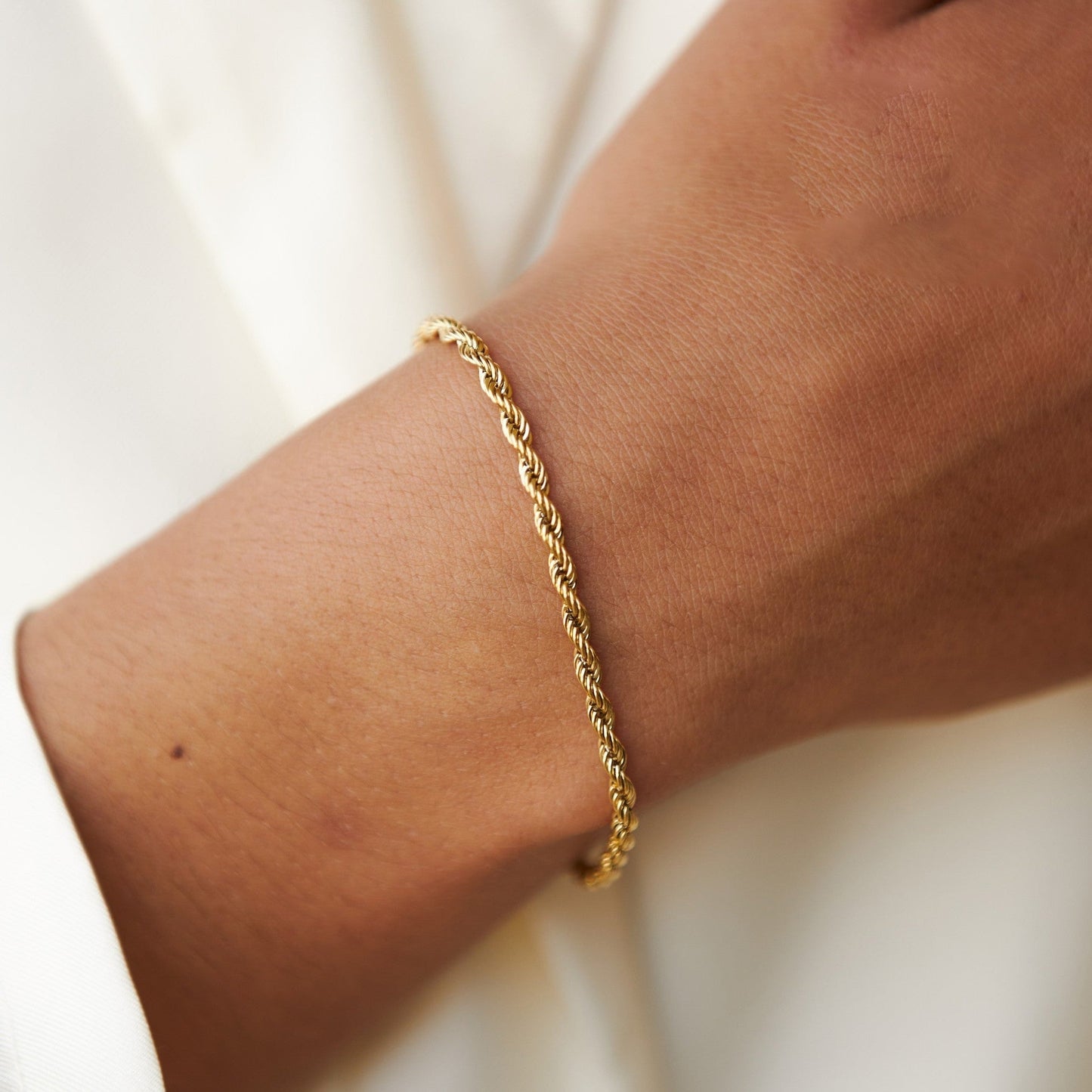 Mia Gold Rope Bracelet