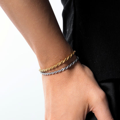 Mia Cord-braided Bracelet