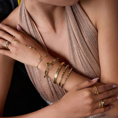 Cecelia Gold Hand Chain
