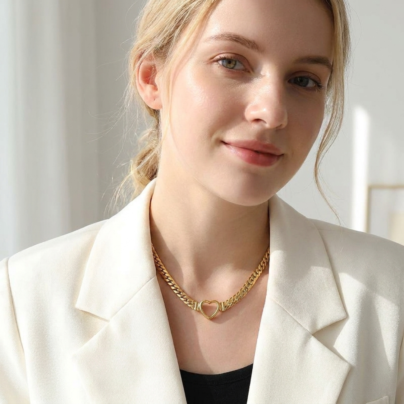Adele Heart Choker