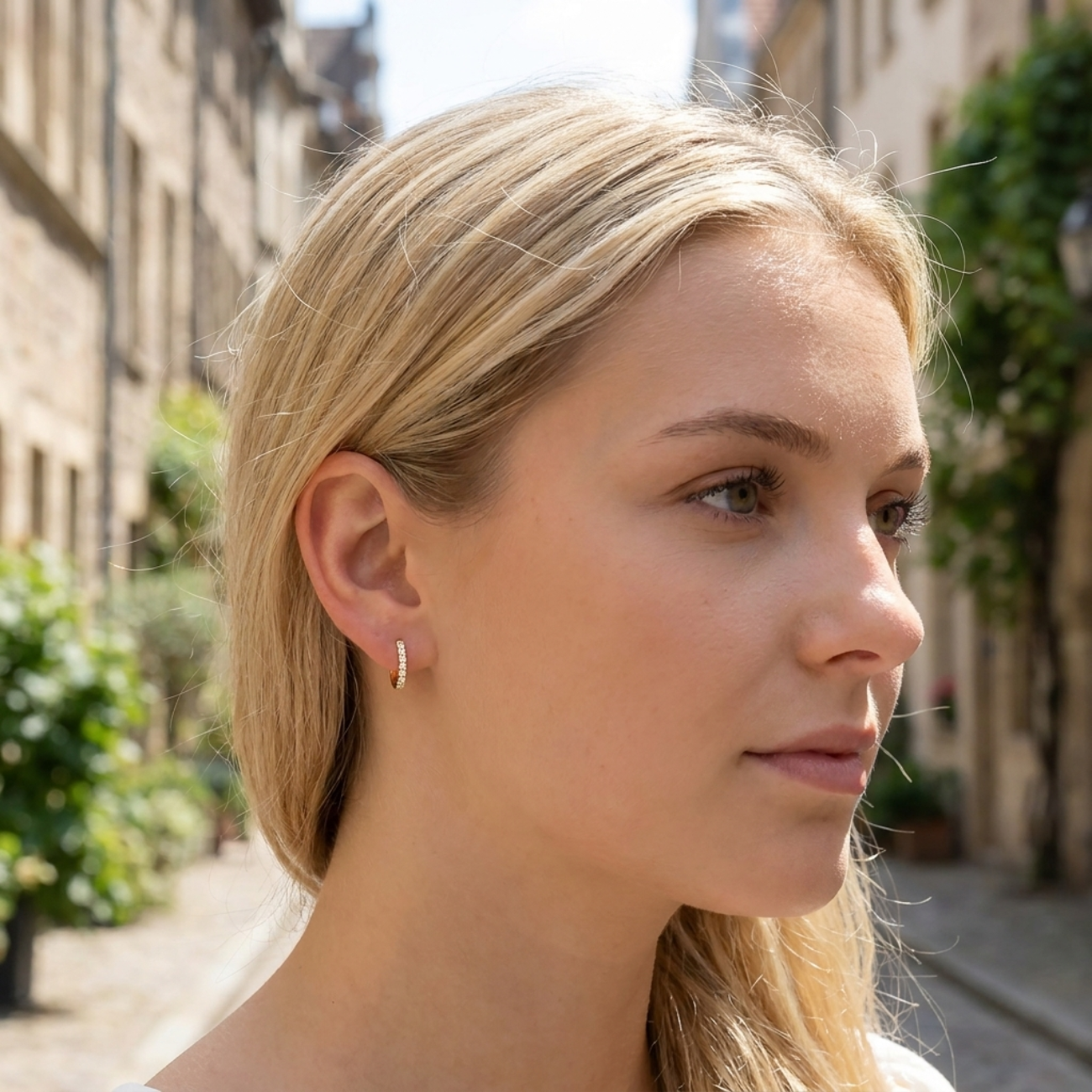 Alice Huggie Earrings